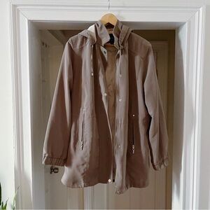 Light Army Green Rain Jacket